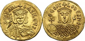 Michael II, the Amorian (820-829).. AV Solidus, Constantinople mint
