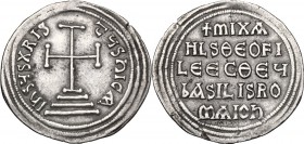 Michael II, the Amorian (820-829).. AR Miliaresion, Constaninople mint