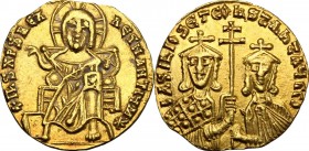 Basil I, the Macedonian (867-886).. AV Solidus, Constantinople mint