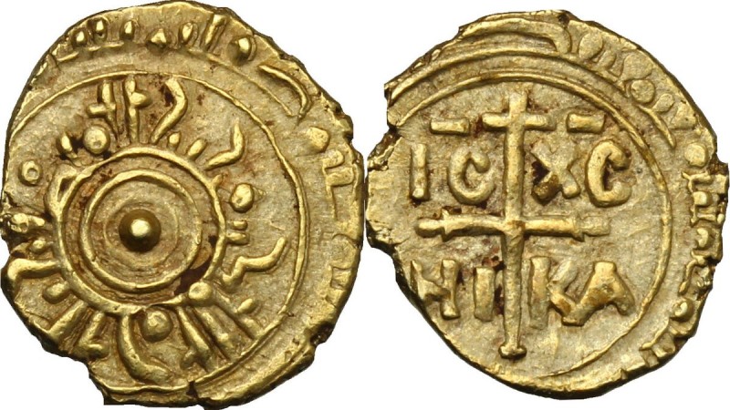 Palermo o Messina. Tancredi (1189-1194). Multiplo di tarì. D/ Globetto; intorno ...