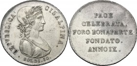 Milano.  Repubblica Cisalpina, II periodo (1800-1802).. 30 soldi A. IX