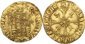 Napoli.  Carlo V d'Asburgo (1516-1556). Scudo