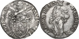 Roma.  Paolo III (1534-1549), Alessandro Farnese. Grosso