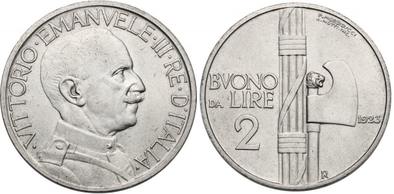 Regno di Italia. Vittorio Emanuele III (1900-1943). Buono da 2 lire 1923. Pag. 7...