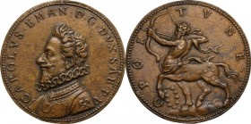 Carlo Emanuele I (1580-1630).. Medaglia 1596