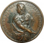 Carlo Emanuele II (1638-1675). Grande medaglia unifacie, 1673