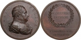 Carlo Felice (1821-1831).. Medaglia s.d