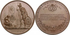 Vittorio Emanuele II  (1820-1878).. Medaglia 1854 in memoria di Carlo Alberto, deceduto a Oporto