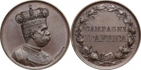 Umberto I (1878-1900).. Medaglia a ricordo delle Campagne d'Africa