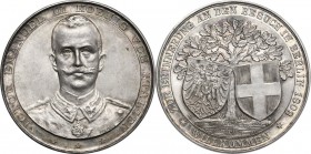 Vittorio Emanuele III (1900-1943).. Medaglia 1902 per la visita del Re a Berlino