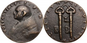 San Costantino I (708-715).. Medaglia restituzione, seconda serie, fine XVI sec
