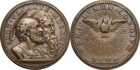 Sede Vacante (1691). Medaglia emessa per la festività dei Santi Pietro e Paolo del 29 giugno 1691