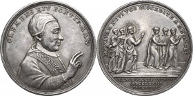 Clemente XIV (1769-1774).. Medaglia 1773 per la cacciata dei Gesuiti con appiccagnolo originale