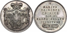 Sede Vacante (1914).. Medaglia emessa dal Maresciallo del Conclave Principe Mario Chigi