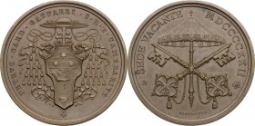 Sede Vacante (1922).. Medaglia emessa dal Cardinale Camerlengo Pietro Gasparri