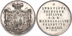 Sede Vacante (1922).. Medaglia emessa dal Maresciallo del Conclave Principe Ludovico Chigi
