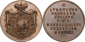 Sede Vacante (1922).. Medaglia emessa dal Maresciallo del Conclave Principe Ludovico Chigi