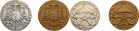 Sede Vacante (1939). Coppia di medaglie emesse dal Camerlengo Eugenio Pacelli