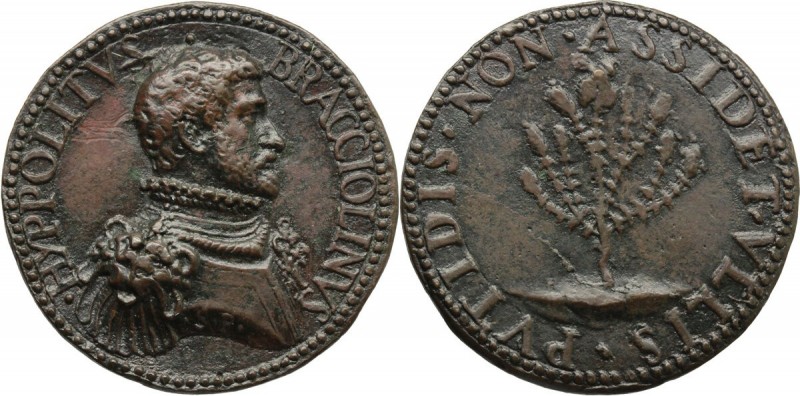 Ippolito Bracciolini (sec. XVI), comandante della fanteria di Venezia. Medaglia ...