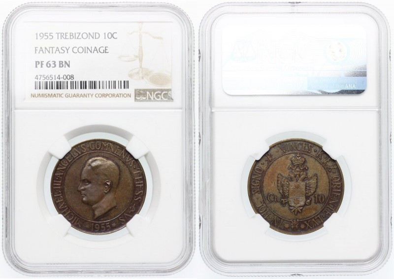 Trebizond. Michael III Angelus Comnenus. Fantasy coinage. Struck to commemorate ...