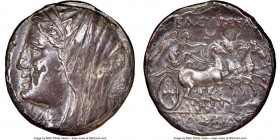 SICILY. Syracuse. Philistis, wife of Hieron II (275-215 BC). AR 16-litrai (26mm, 11h). NGC VF, light smoothing, surface chips. Ca. 240-215/4 BC. Veile...