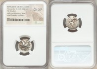 MACEDONIAN KINGDOM. Alexander III the Great (336-323 BC). AR drachm (18mm, 7h). NGC Choice XF. Posthumous issue of Sardes, ca. 319-315 BC. Head of Her...