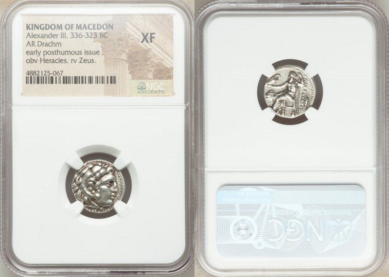 MACEDONIAN KINGDOM. Alexander III the Great (336-323 BC). AR drachm (16mm, 6h). ...