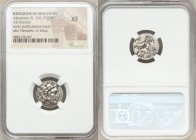 MACEDONIAN KINGDOM. Alexander III the Great (336-323 BC). AR drachm (16mm, 6h). NGC XF. Posthumous issue of uncertain mint in western Asia Minor, ca. ...