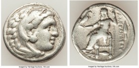 MACEDONIAN KINGDOM. Alexander III the Great (336-323 BC). AR drachm (17mm, 4.03 gm, 12h). Fine. Early posthumous issue of 'Colophon', 323-319 BC. Head...