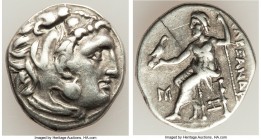 MACEDONIAN KINGDOM. Alexander III the Great (336-323 BC). AR drachm (18mm, 4.30 gm, 12h). VF. Posthumous issue of Abydus, ca. 310-301 BC. Head of Hera...