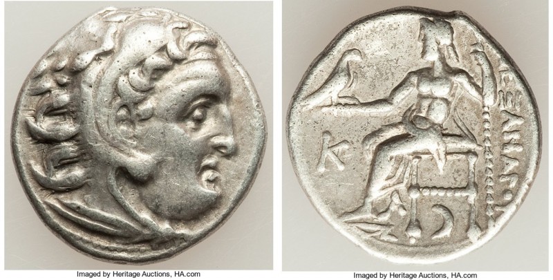 MACEDONIAN KINGDOM. Alexander III the Great (336-323 BC). AR drachm (18mm, 4.31 ...