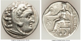 MACEDONIAN KINGDOM. Alexander III the Great (336-323 BC). AR drachm (18mm, 4.31 gm, 12h). VF. Early posthumous issue of Colophon, 310-301 BC. Head of ...