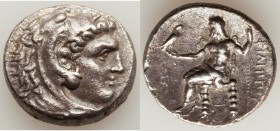 MACEDONIAN KINGDOM. Philip III Arrhidaeus (323-317 BC). AR tetradrachm (26mm, 16.79 gm, 12h). XF. Babylon. Head of Heracles right, wearing lion skin h...