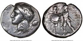 BITHYNIA. Heraclea Pontica. Dionysius, as Tyrant (ca. 337-305 BC). AR didrachm (23mm, 12h). NGC VF, edge scuffs. Persic standard. Head of Dionysus lef...