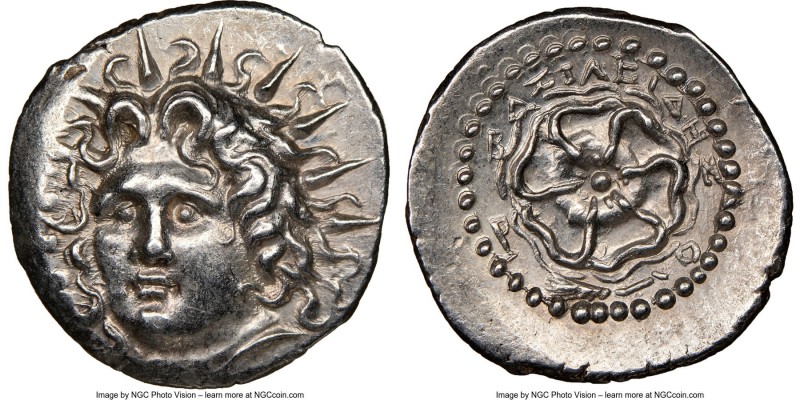 CARIAN ISLANDS. Rhodes. Ca. 84-30 BC. AR drachm (20mm, 4.12 gm, 7h). NGC Choice ...