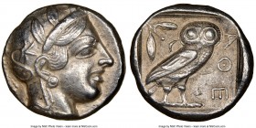 NEAR EAST or EGYPT. Ca. 5th-4th centuries BC. AR tetradrachm (24mm, 17.01 gm, 5h). NGC XF 5/5 - 4/5, die shift. Head of Athena right, wearing crested ...