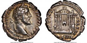 Antoninus Pius (AD 138-161). AR denarius (18mm, 6h). NGC XF. Rome, AD 158-159. ANTONINVS AVG-PIVS P P TR P XXII, laureate head of Antoninus Pius right...