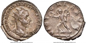 Aemilian (AD 253). AR antoninianus (21mm, 1h). NGC XF. Rome, August-October AD 253. IMP AEMILIANVS PIVS FEL AVG, radiate, draped and cuirassed bust of...