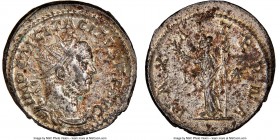 Tacitus (AD 275-276). BI antoninianus (23mm, 4.41 gm, 1h). NGC MS 5/5 - 3/5, silvering. Gaul, 2nd officina. IMP C M CL TACITVS P F AVG, radiate, drape...
