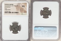 Constantinople Commemorative (ca. AD 330-340). AE3 or BI nummus (17mm, 6h). NGC MS. Trier, 1st officina, AD 332-333, struck under Constantine I to com...