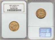 Victoria gold Sovereign 1855-SYDNEY F15 NGC, Sydney mint, KM2. First year and key date of two year type. 

HID09801242017

© 2020 Heritage Auction...