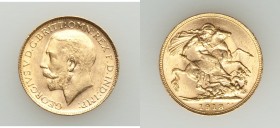 George V gold Sovereign 1918-P UNC, Perth mint, KM29. AGW 0.2355 oz. 

HID09801242017

© 2020 Heritage Auctions | All Rights Reserved