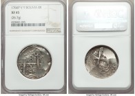 Charles III Cob 8 Reales 1766 P-V/Y XF45 NGC, Potosi mint, KM45. 26.7gm. 

HID09801242017

© 2020 Heritage Auctions | All Rights Reserved