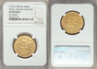 Jose I gold 4000 Reis 1775-(L) XF Details (Cleaned) NGC, Lisbon mint, KM171.4. Small crown variety with BRASILIE spelling in legend. 

HID0980124201...