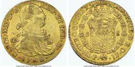 Charles IV gold 8 Escudos 1798 P-JF XF45 NGC, Popayan mint, KM62.2. AGW 0.7614 oz. 

HID09801242017

© 2020 Heritage Auctions | All Rights Reserve...