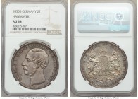 Hannover. Georg V 2 Taler 1855-B AU58 NGC, Hannover mint, KM229. 

HID09801242017

© 2020 Heritage Auctions | All Rights Reserved