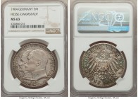 Hesse-Darmstadt. Ernst Ludwig 5 Mark 1904 MS63 NGC, KM373. 

HID09801242017

© 2020 Heritage Auctions | All Rights Reserved