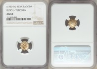 Dutch India gold Pagoda ND (1760-1794) MS63 NGC, Tuticorin mint, KM49

HID09801242017

© 2020 Heritage Auctions | All Rights Reserved