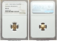 British India. Madras Presidency gold Pagoda ND (1691-1740) MS62 NGC, Fort St. George mint, KM289. Granulated reverse.

HID09801242017

© 2020 Her...