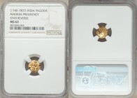 British India. Madras Presidency gold Pagoda ND (1740-1807) MS63 NGC, Fort St. George mint, KM303. Star reverse.

HID09801242017

© 2020 Heritage ...